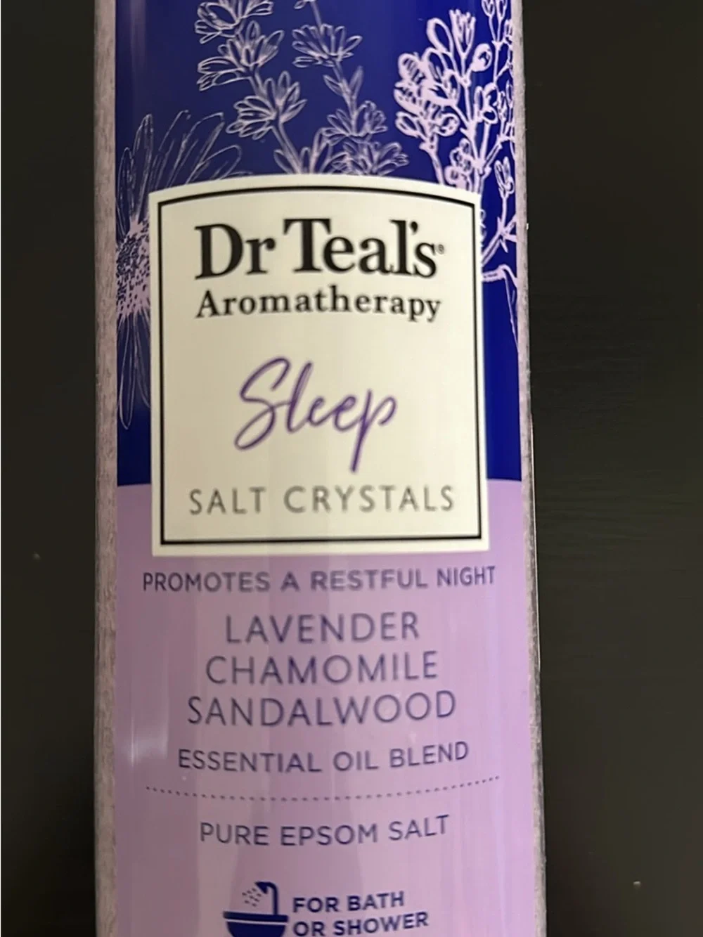 Aromatherapy Sleep Salt Crystals - Lavender (Purple)
